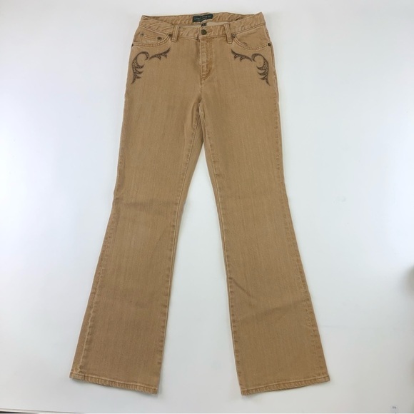 Lauren western classic bootcut jeans honey denim Size 6 coastal cowgirl - Picture 14 of 14